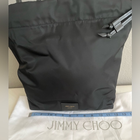 Jimmy Choo Candice Caulisse Nylon/Leather Bag- New - Picture 12 of 15